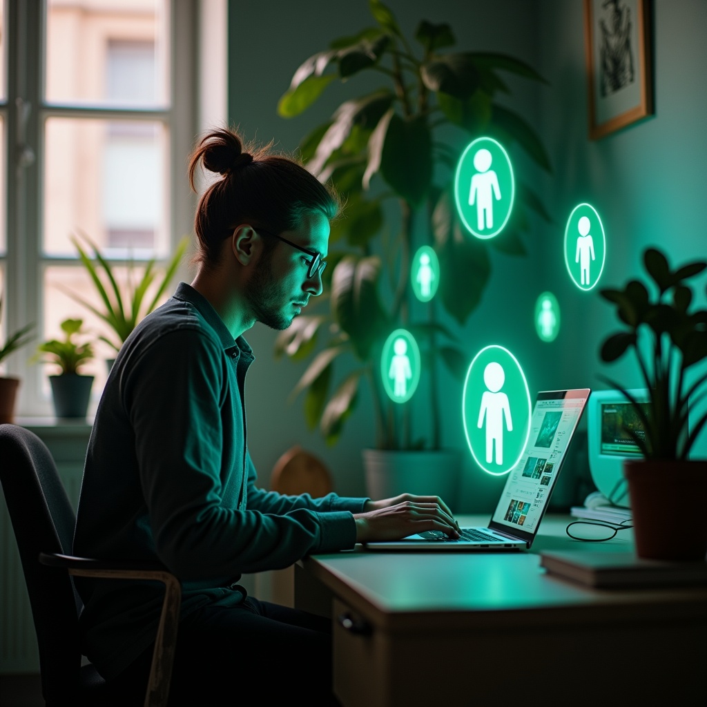 Solo founder with Avuvo